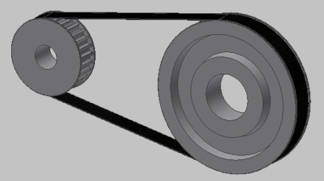 Synchronous Belts - 3D Model Synchronous Belts - 3D Model